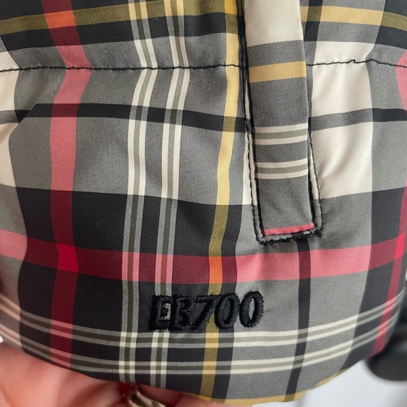 Eddie Bauer Vest Womens Large Plaid Goose Down 700 Fill Outerwear PETITE XS - Picture 4 of 8